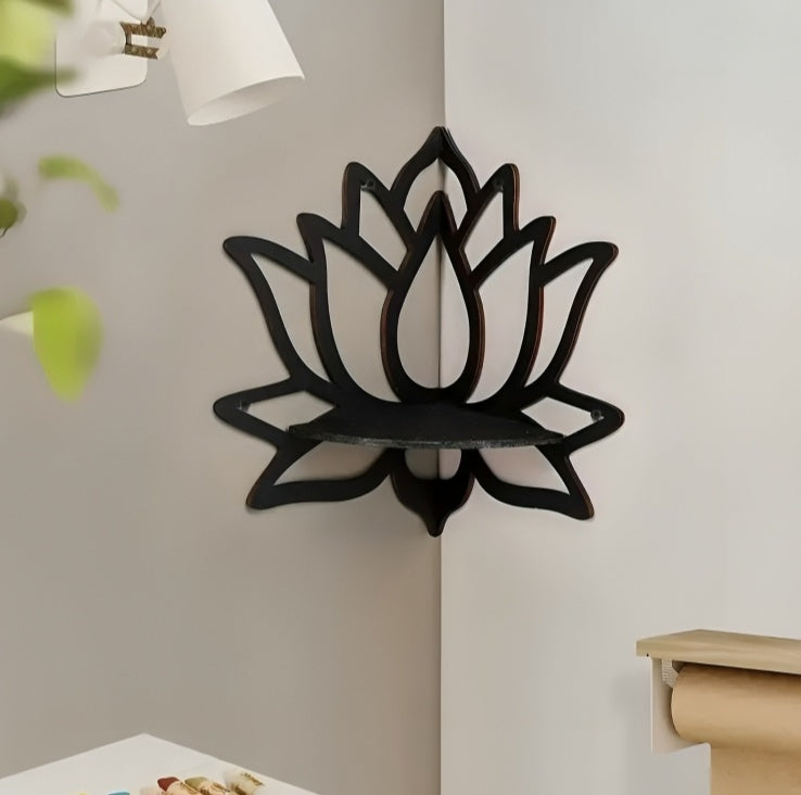 Lotus Shaped Wall Shelf