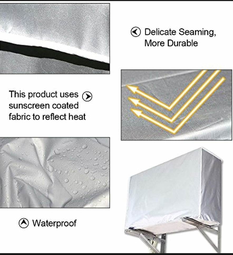 AC Cover 1.5 Ton 1 Ton 2 ton for invertor Indoor & Outdoor unit 100% Water Proof Dust proof